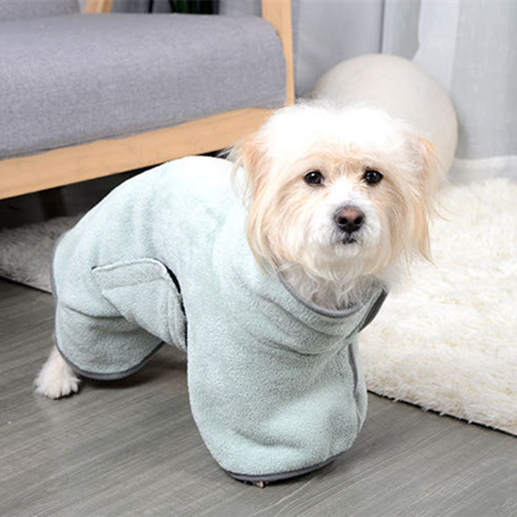 Microfiber Pet Drying Towel – Quick-Dry Bathrobe for Dogs - Elibark Dog Supplies