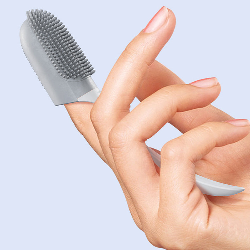 Soft Finger Toothbrush for Dogs – Reusable & Gentle Cleaning - Elibark Dog Supplies