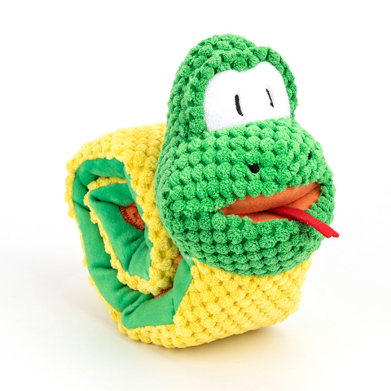 Snake Snuffle Dog Toy – Squeaky Puzzle & Treat Dispenser - Elibark Dog Supplies