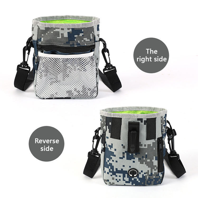 Hands-Free Dog Treat Pouch with Poop Bag Dispenser - Elibark Dog Supplies