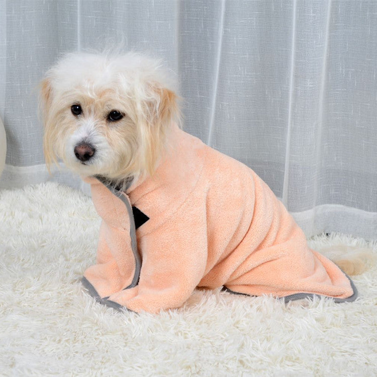 Microfiber Pet Drying Towel – Quick-Dry Bathrobe for Dogs - Elibark Dog Supplies