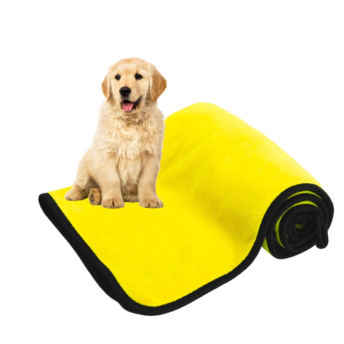 Super Absorbent Microfiber Dog Towel – Soft & Quick-Drying - Elibark Dog Supplies