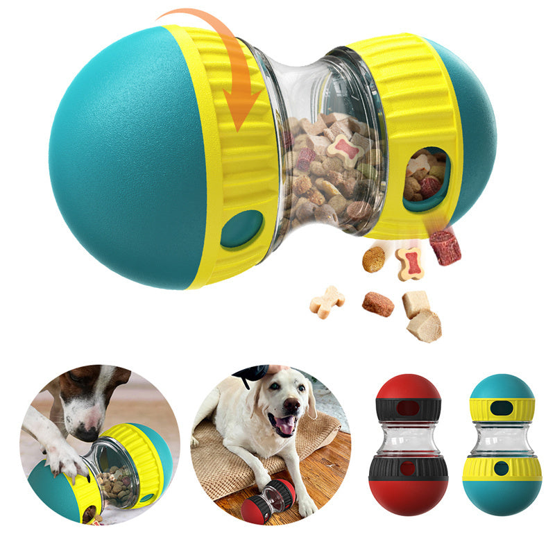 Food Dispensing Dog Toy – Slow Feeder & Puzzle Tumbler - Elibark Dog Supplies
