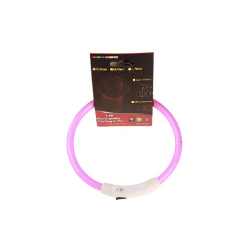 LED Dog Collar – USB Rechargeable Safety Light for Night Walks - Elibark Dog Supplies