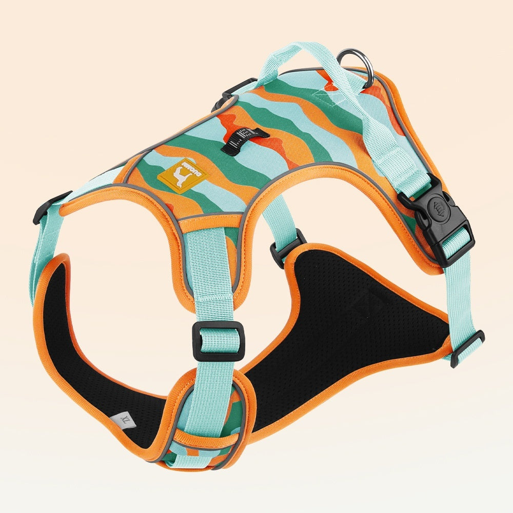 Reflective Dog Harness with Leash – Chest & Back Control - Elibark Dog Supplies