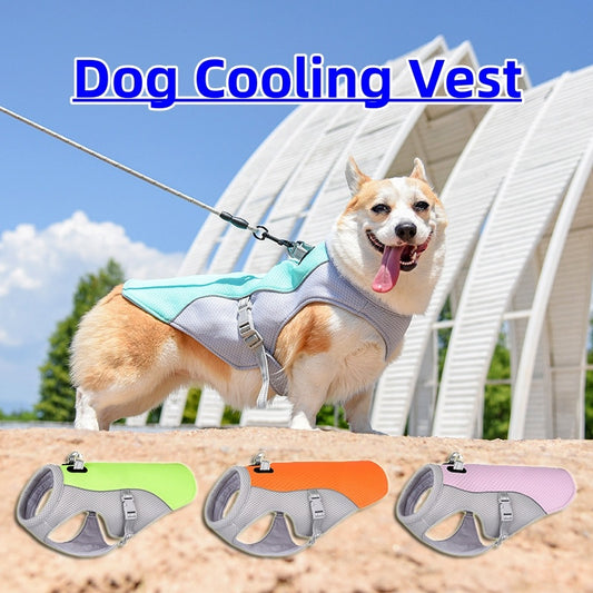 Dog Cooling Vest – Breathable Summer Clothes for Small & Large Dogs