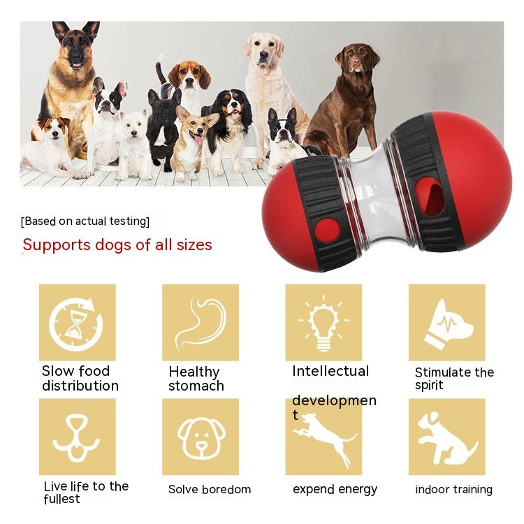 Food Dispensing Dog Toy – Slow Feeder & Puzzle Tumbler - Elibark Dog Supplies