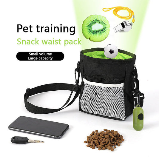Hands-Free Dog Treat Pouch with Poop Bag Dispenser - Elibark Dog Supplies