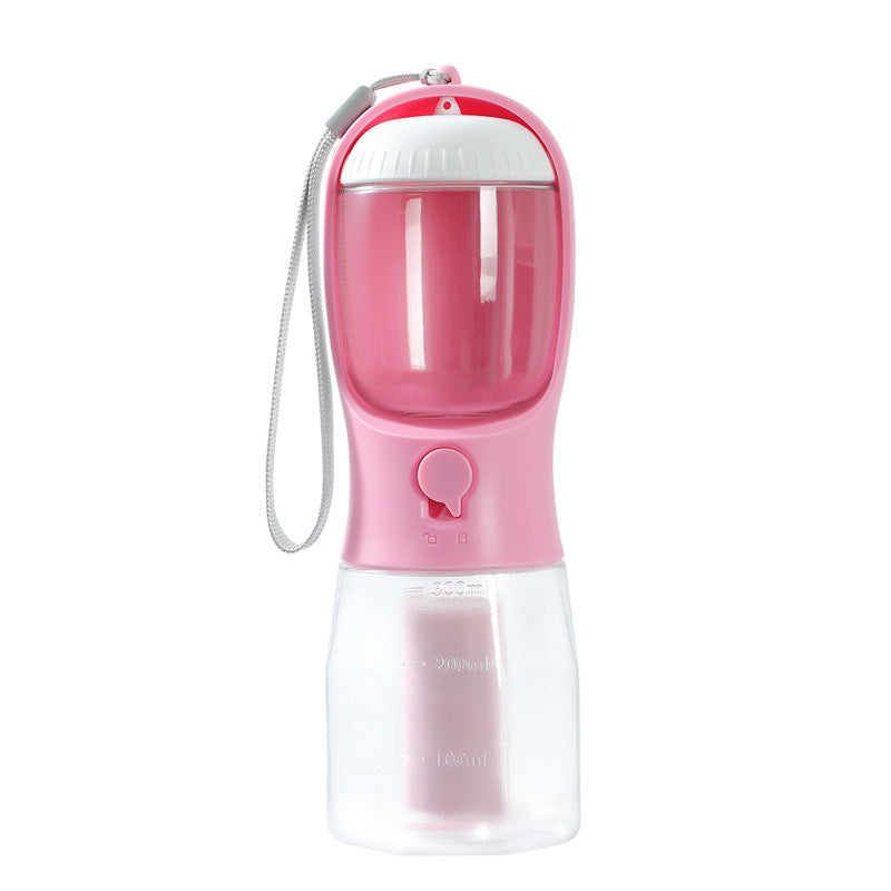 3-in-1 Dog Travel Cup – Water, Food & Waste Bag Dispenser - Elibark Dog Supplies