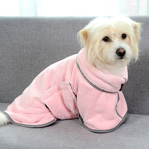 Microfiber Pet Drying Towel – Quick-Dry Bathrobe for Dogs - Elibark Dog Supplies