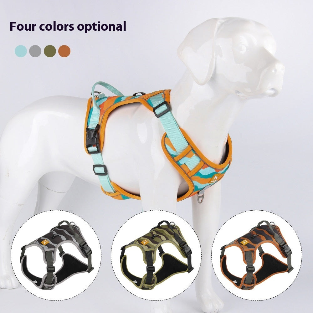 Reflective Dog Harness with Leash – Chest & Back Control - Elibark Dog Supplies