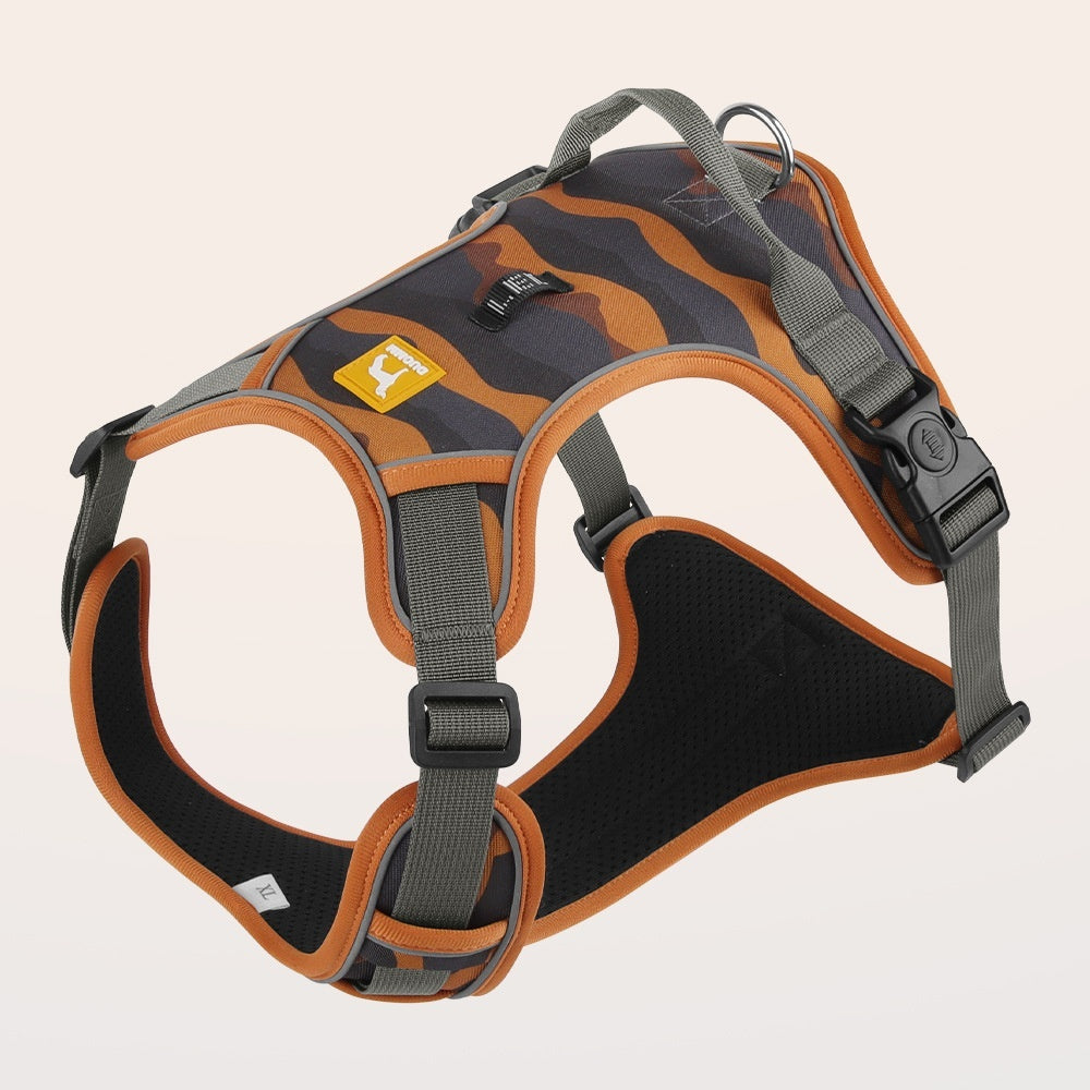 Reflective Dog Harness with Leash – Chest & Back Control - Elibark Dog Supplies