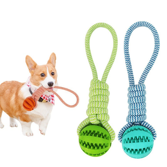 Durable Tug & Treat Toy for Chewing, Fetch, and Fun - Elibark Dog Supplies