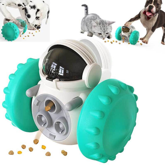 Interactive Dog Puzzle Feeder – No-Power Tumbler Toy - Elibark Dog Supplies