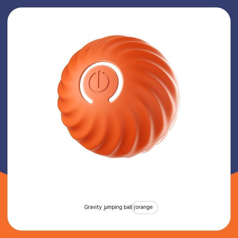 Interactive USB-Powered Jumping Ball Toy for Active Dogs - Elibark Dog Supplies