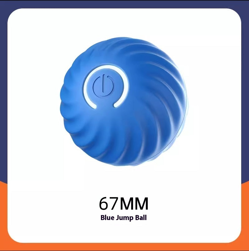 Interactive USB-Powered Jumping Ball Toy for Active Dogs - Elibark Dog Supplies