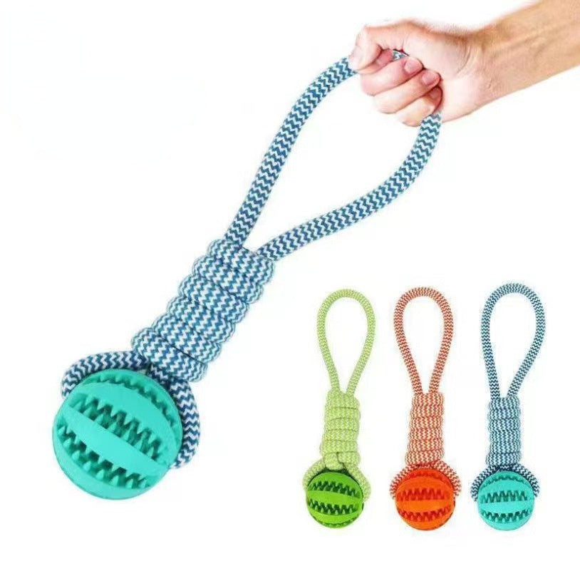 Durable Tug & Treat Toy for Chewing, Fetch, and Fun - Elibark Dog Supplies