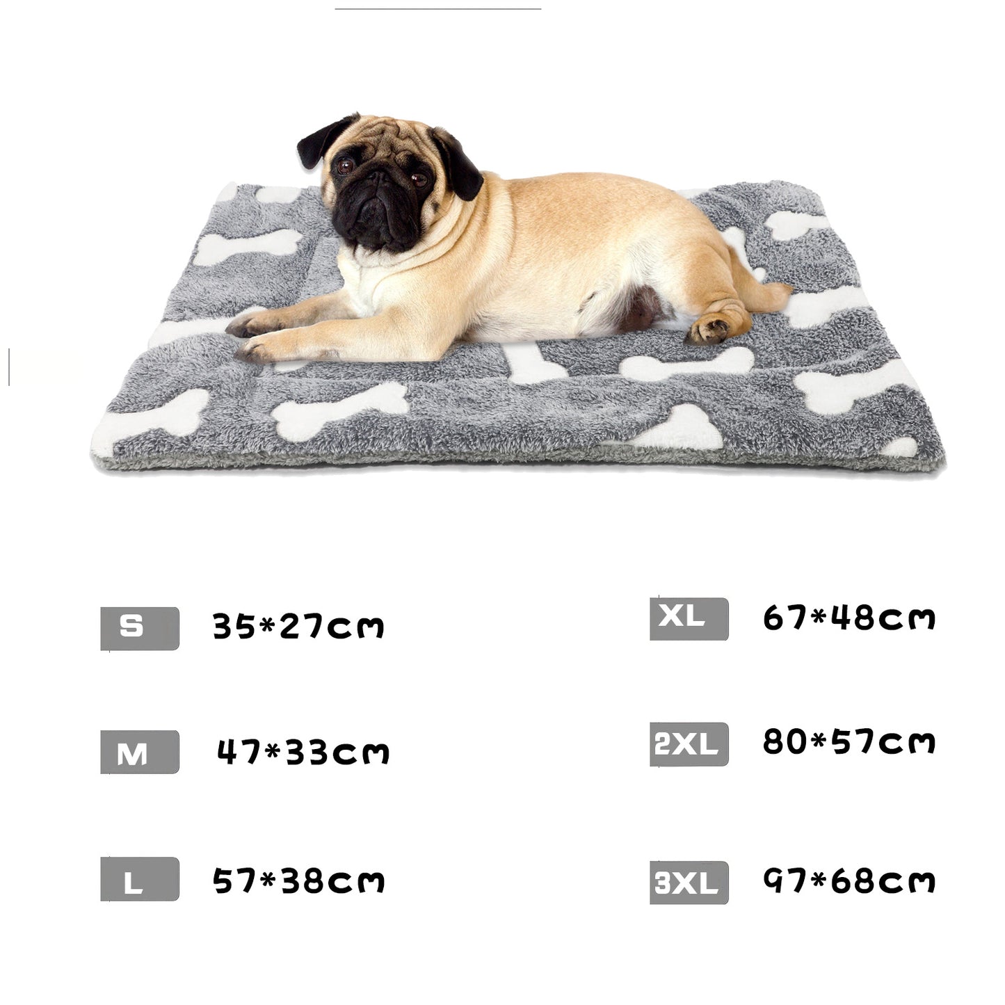 Self-Warming Reversible Bed Mat for Dogs - Elibark Dog Supplies
