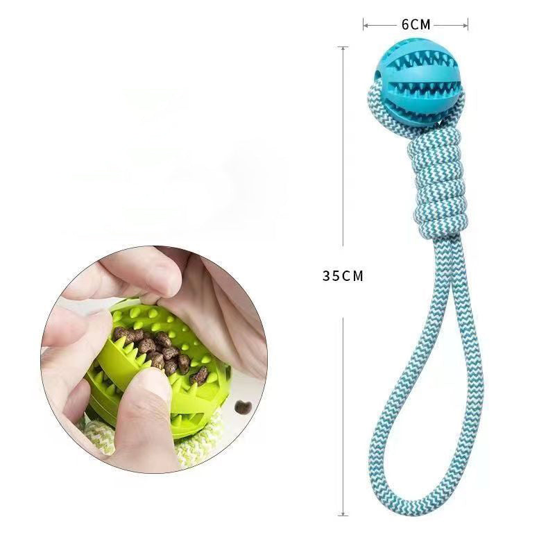 Durable Tug & Treat Toy for Chewing, Fetch, and Fun - Elibark Dog Supplies
